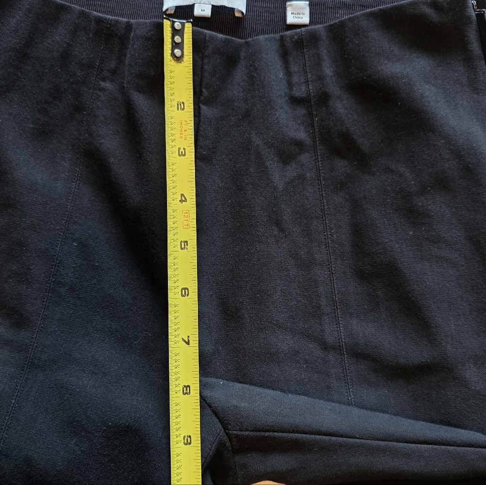 Vince Stitch Front Seam Ponte  Black Dress Pants Size Medium - Picture 7 of 14